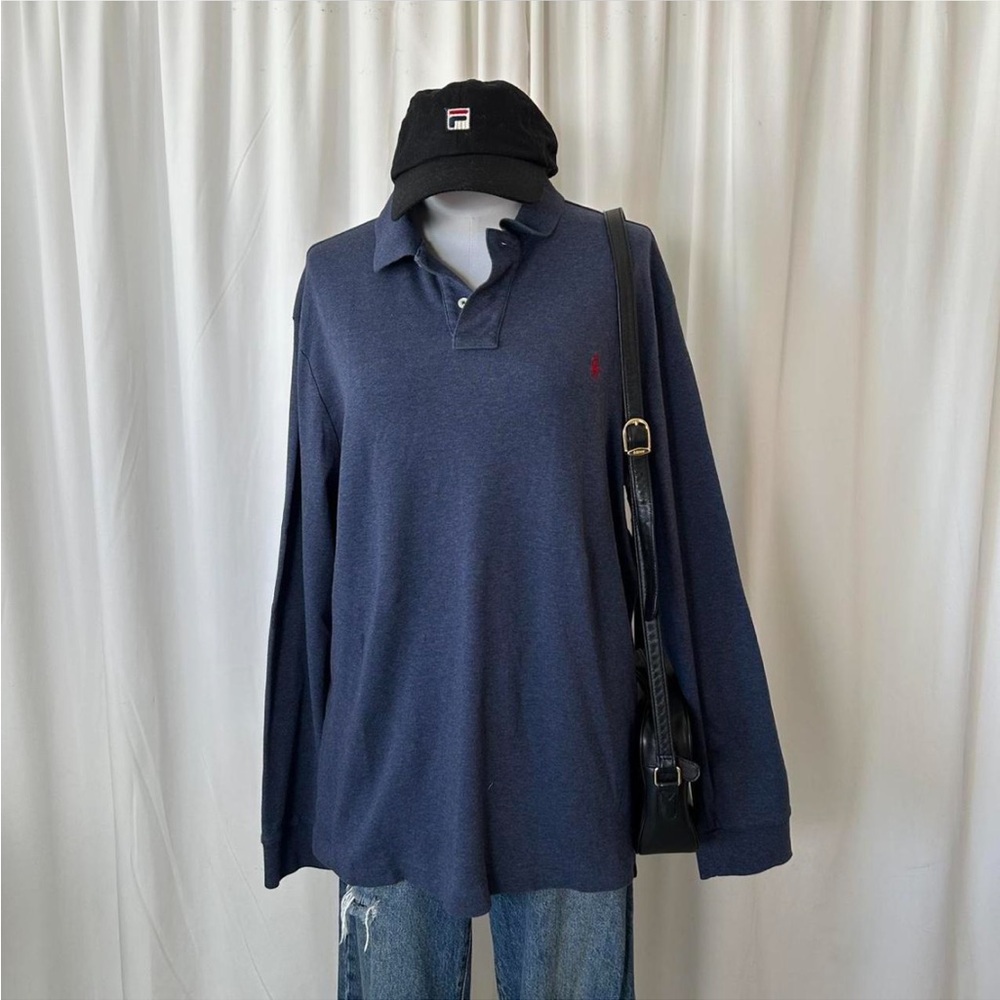 Vintage Y2K POLO Ralph Lauren Classic fit long sleeve polo shirt - Picture 3 of 8